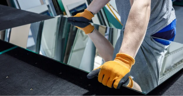 Découpe et remplacement de miroirs et vitres par la Miroiterie Jamin Jamet, à Ingré et Orléans, Loiret (45)